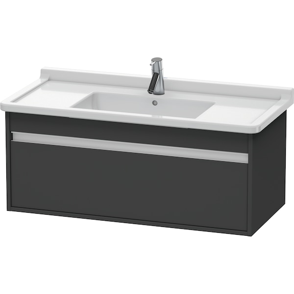 Duravit Ketho Wall-Mounted Vanity Unit Kt666504949 Graphite Matt KT666504949 - main